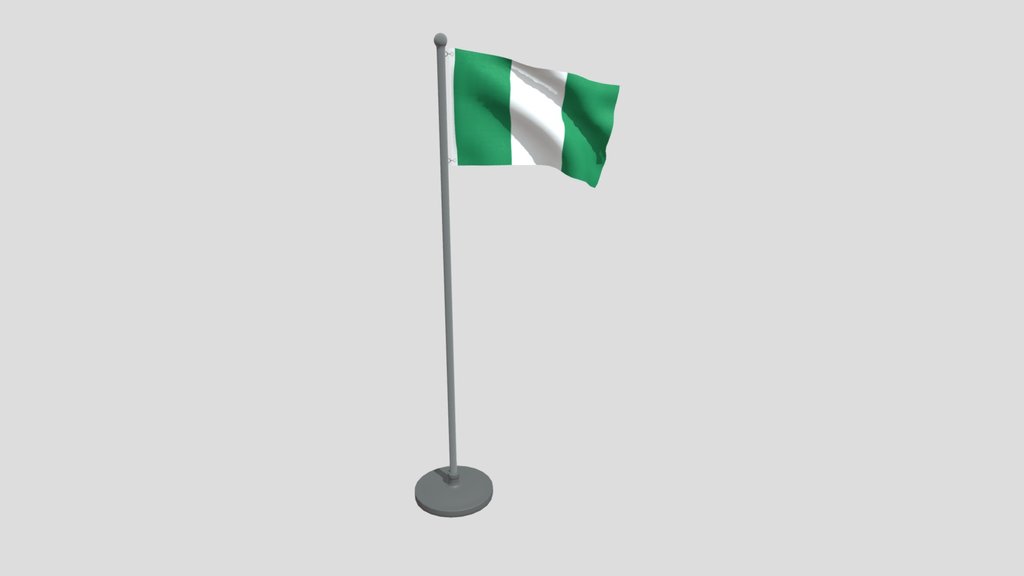 Animated Flag Of Nigeria