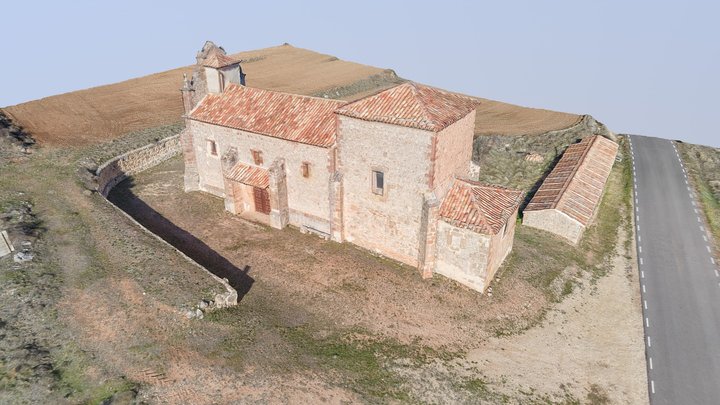 Ermita de la Virgen del Monte (Caracena) 3D Model