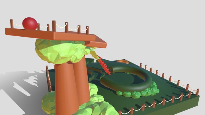 Marble Madness 3D Model
