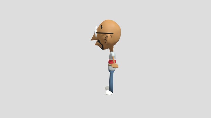 Gandhi (Clone High) 3D Model