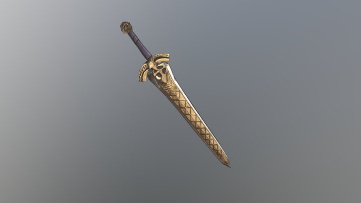 141_ Demon Sword 3D Model