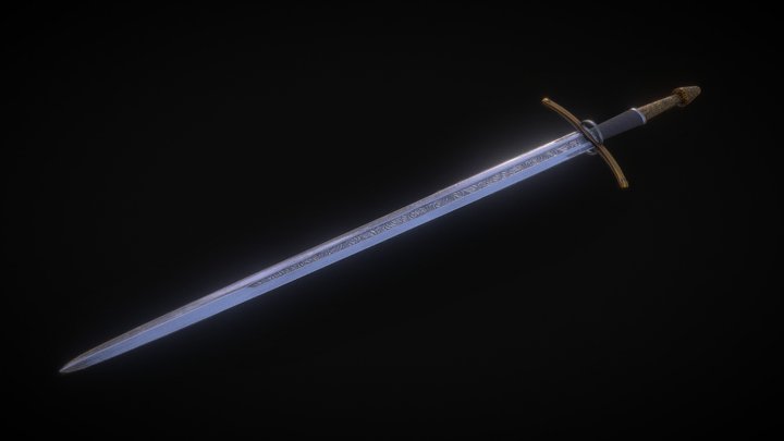 Paladin Longsword [Free Download] 3D Model