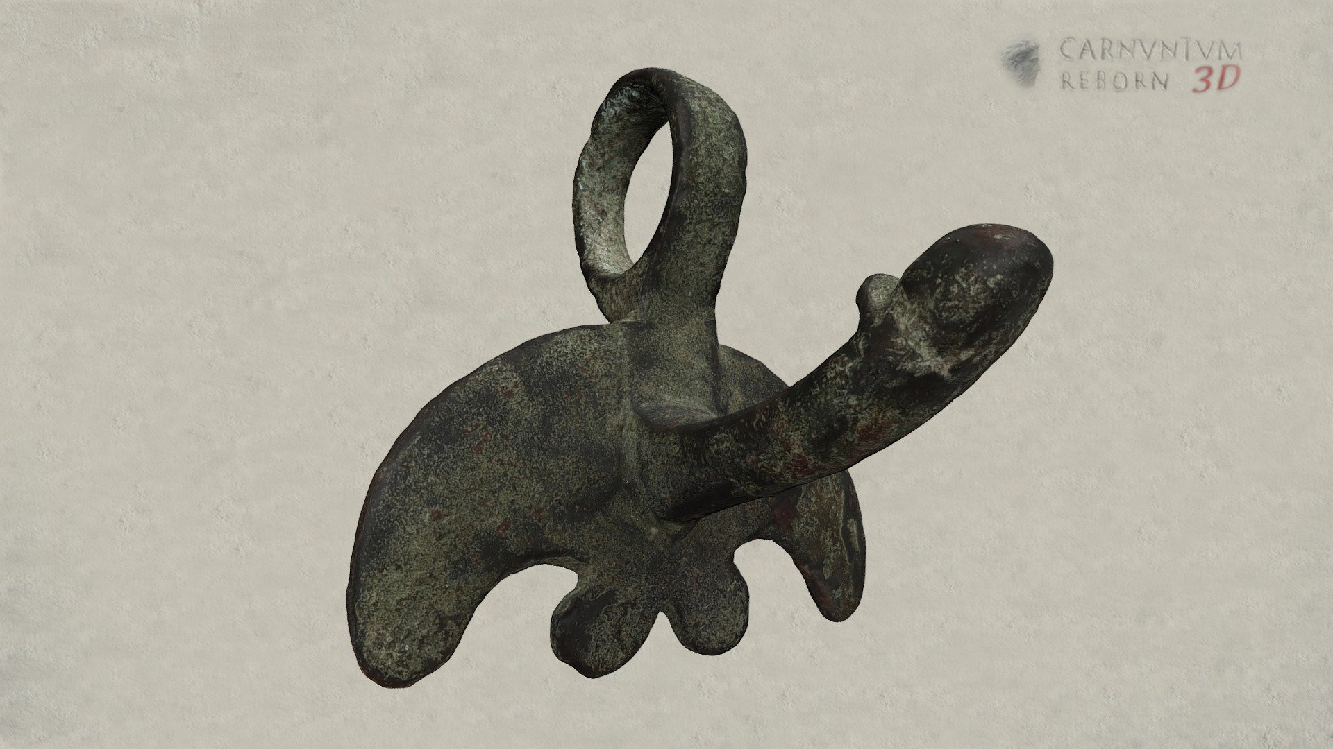 Anhänger in Phallusform — Sketchfab embed 3D viewer