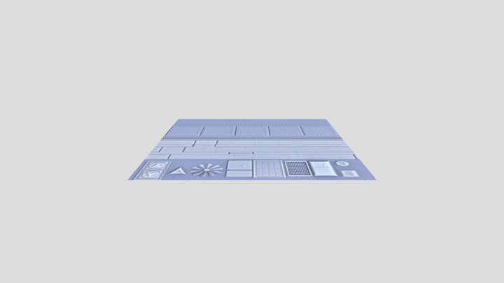 TP2_NormalMap_Trim_Sheet_Dave_P_marquis 3D Model