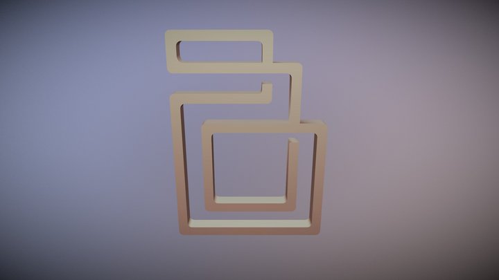 a monogram 3D Model