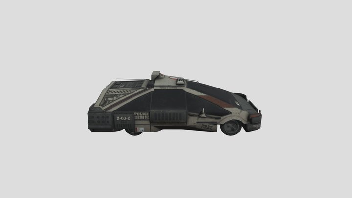 Blade Runner Ground Police Car – Kostenloses 3D-Modell STL