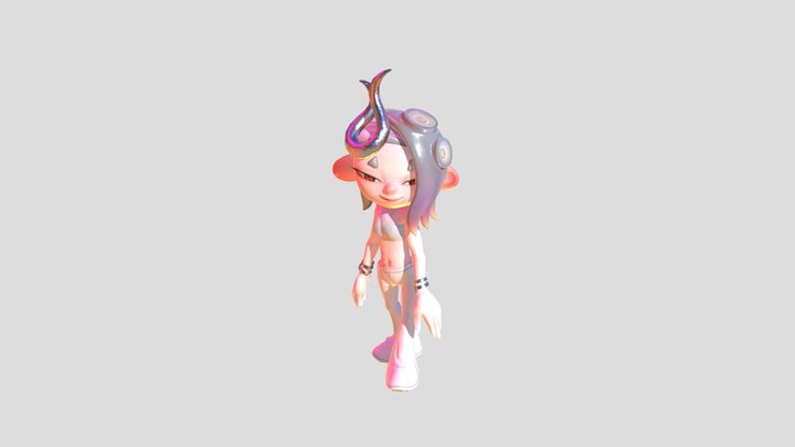 Splatoon 3 - Shiver Three Wishes Opening 3D Model
