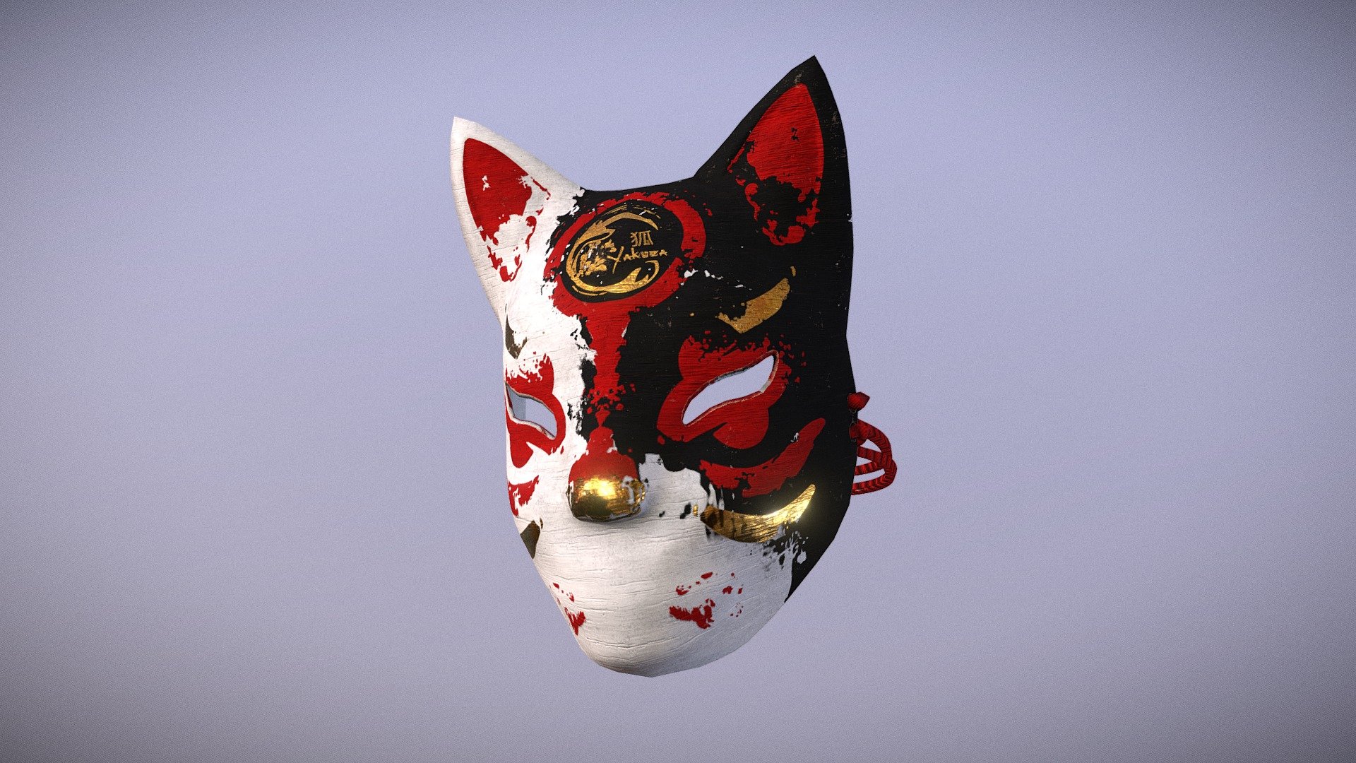 Kitsune Mask - 3D model by ClearDesigns [7baf5f2] - Sketchfab