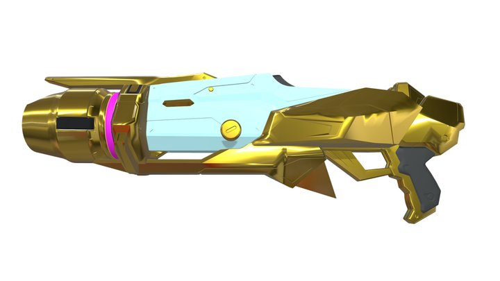 Pharah's Rocket Launcher 3D Model 3D Model