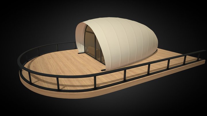 Cocoon Tent 3D Model