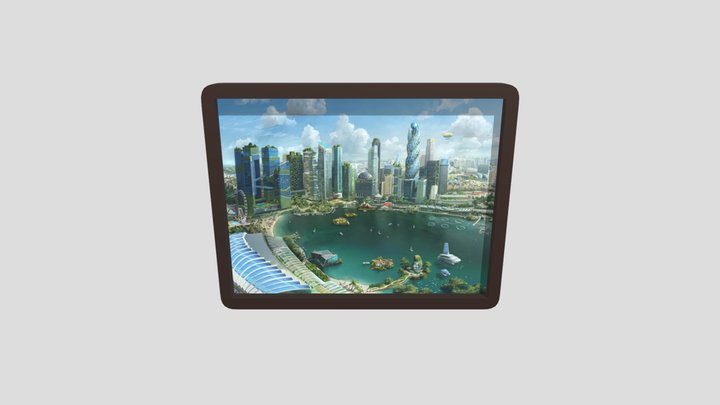 Utopia 2048 Art - Singapore 3D Model