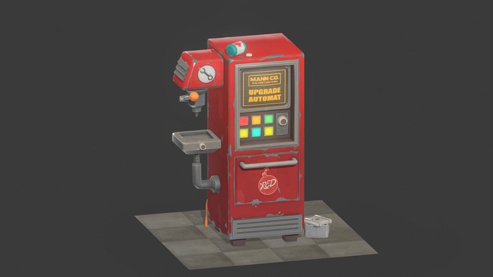 Mann.co Upgrade Automat | TF2 Fan Art 3D Model