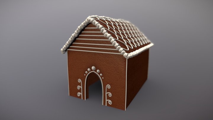 Gingerbread-house 3D models - Sketchfab