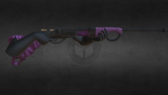 Purple Haze Bolt Rifle 3D Model