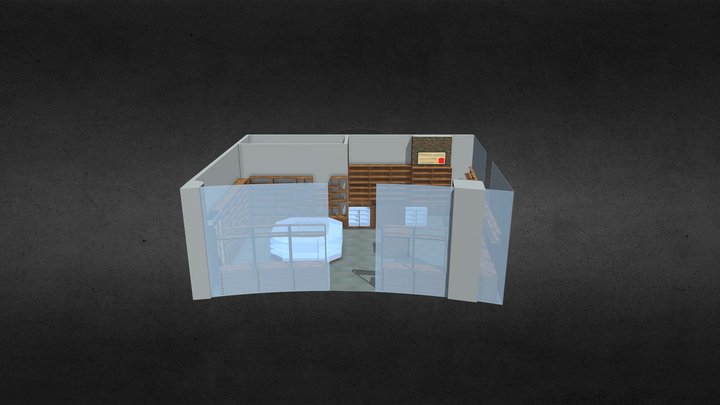 Маркет Абу-Даби 3D Model