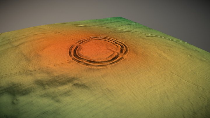 Colwell Hill Camp, Northumberland (UK) – Modèle 3D gratuit STL