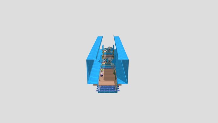 Minion Rush Levels Stage 3D Model