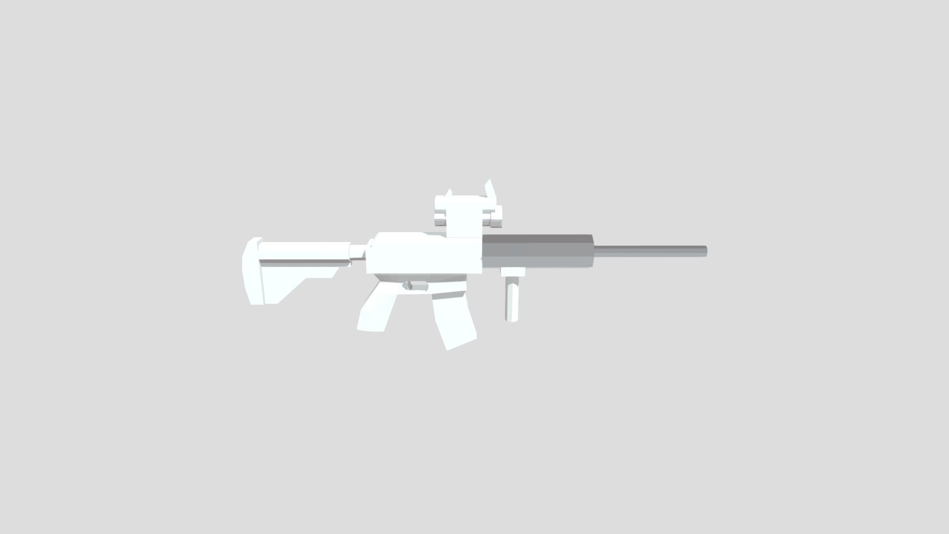 Low Poly HK416