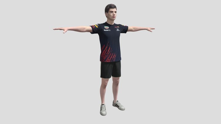 Verstappen 3D Model
