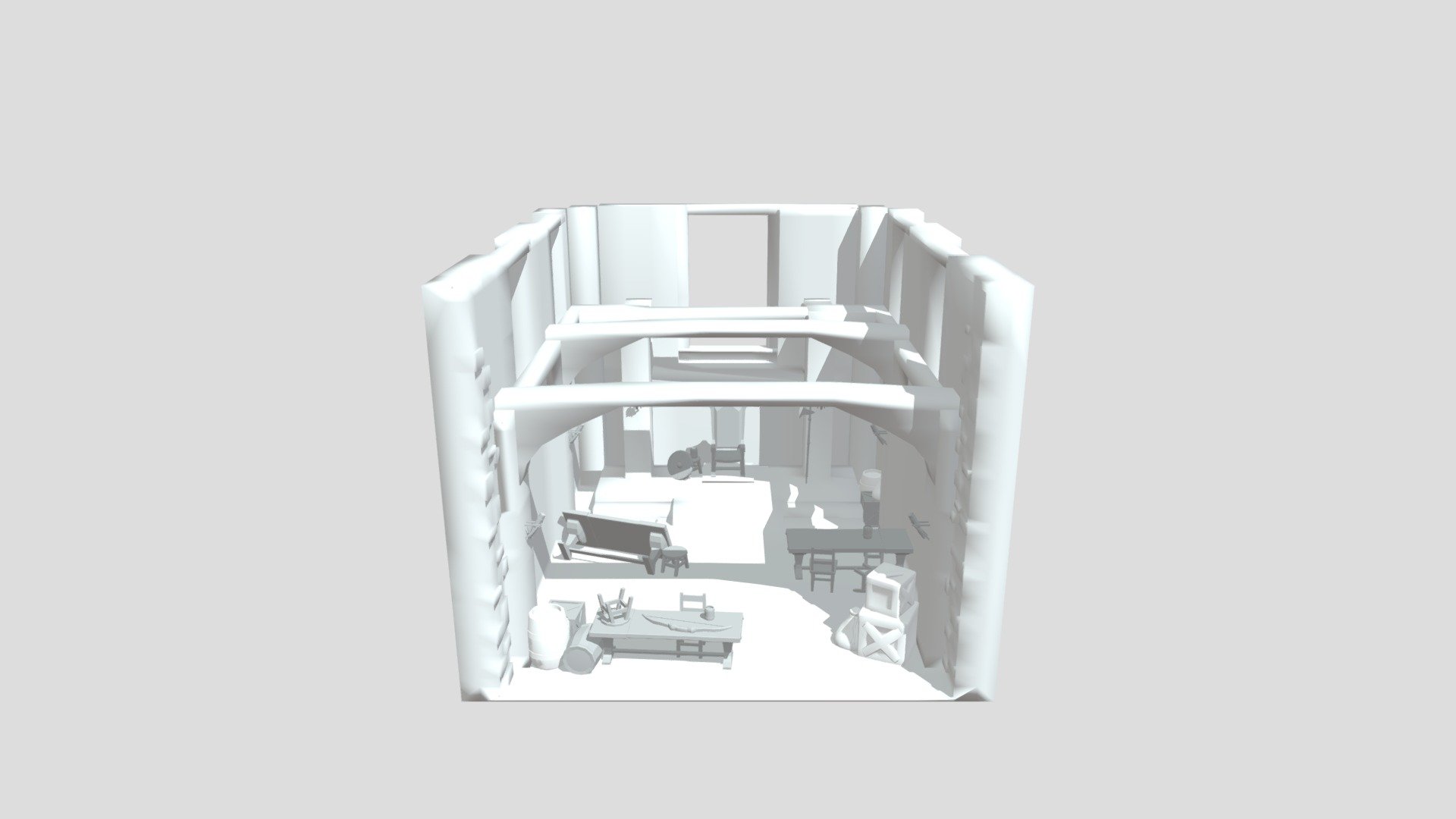 Furnished throne room — Sketchfab embed 3D viewer