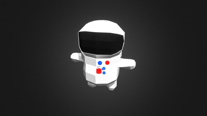 Chibi Space Man 3D Model