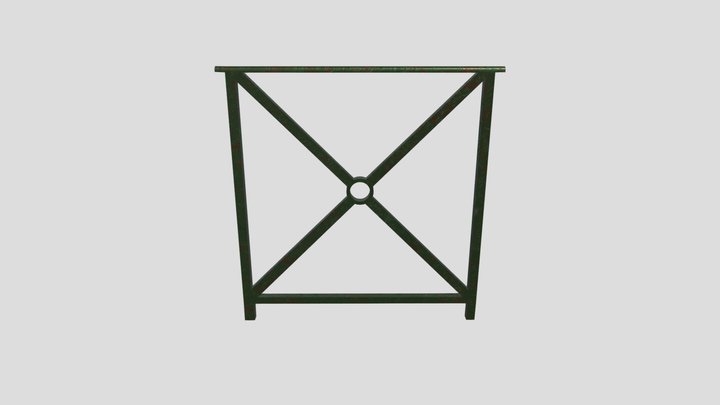 Barrier Green 3D Model
