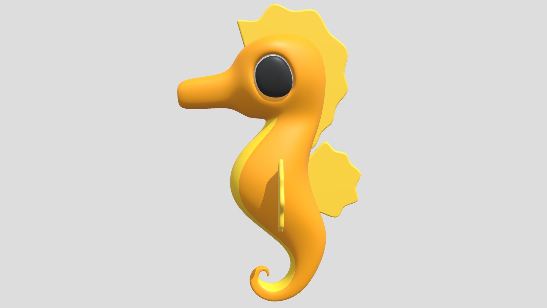 Cartoon Seahorse - Buy Royalty Free 3D model by Philip Storm ...