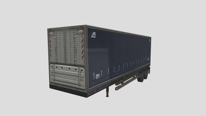 container trailer (burnout 3) – Modelo 3D gratuito STL
