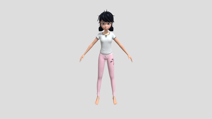 Marinette_Casual 3D Model