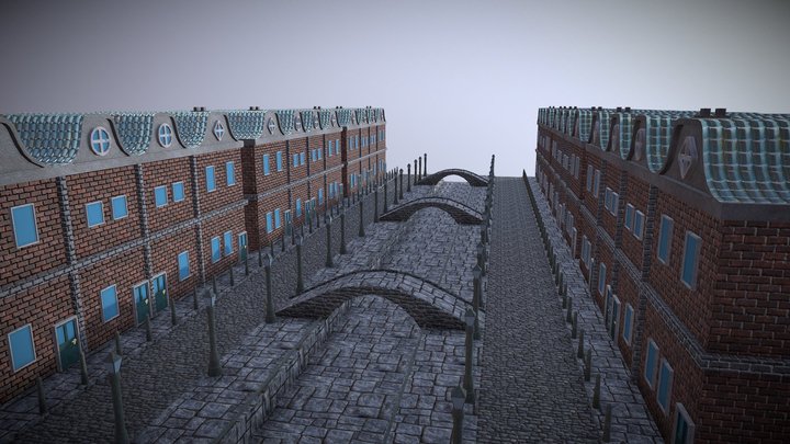 AmsterdamStreet 3D Model