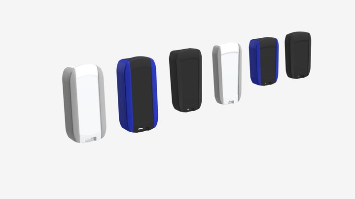 IP67 ポータブル防水ケース WCシリーズ（全サイズ） 3D Model