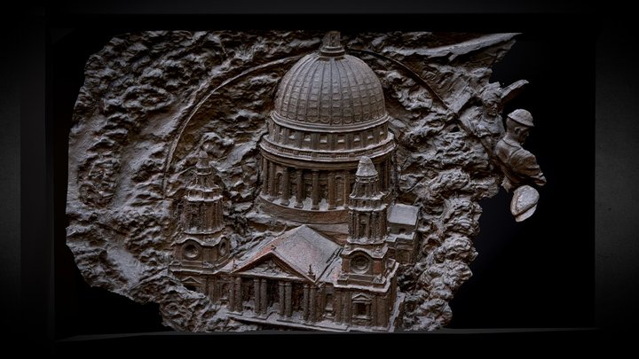 Bronze Building 3D Model