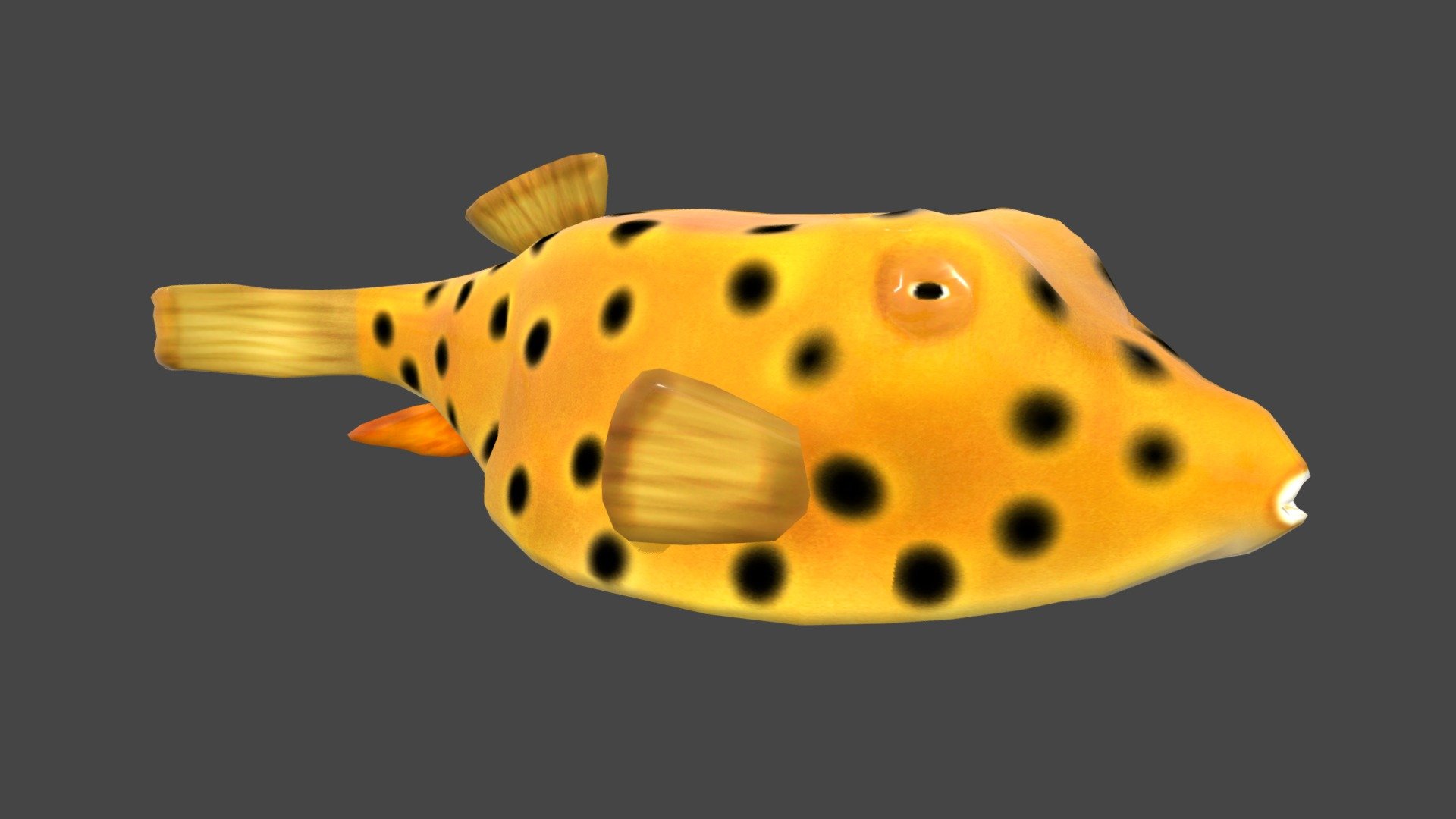 Yellow Boxfish - 3D model by josluat91 [7bbcdcc] - Sketchfab