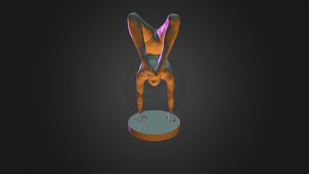 Jessica Yoga _ Scorpion Pose 3D Model