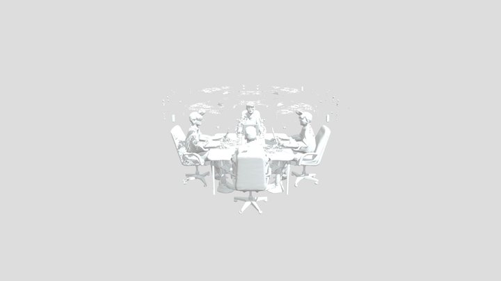 team of coder 3D Model