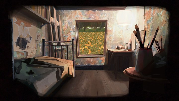 Painting Room 3D Model