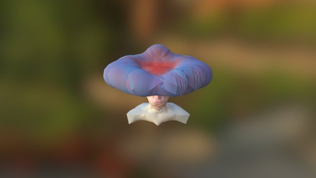 mushroom dude 3D Model