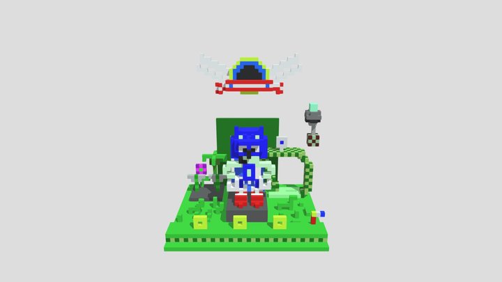 sonic green hills final vers 3D Model