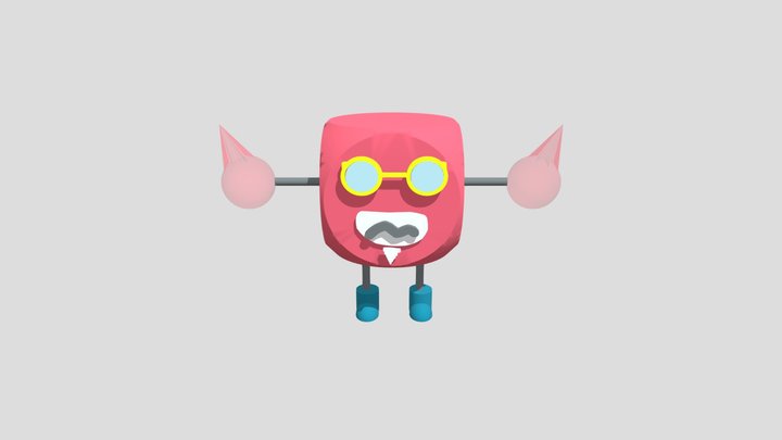 Pyromancer (Dicey dungeons) 3D Model