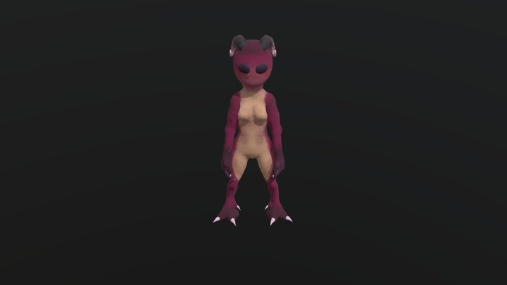 Bomberman Devil Enemy 3D Model