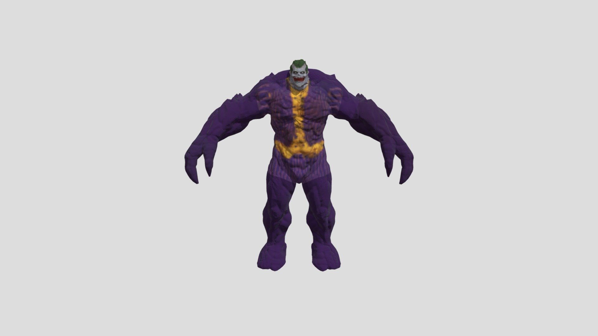 Batman Arkham City: Joker Clayface - Download Free 3D model by EWTube0  (@EWTube0) [7bc052f]