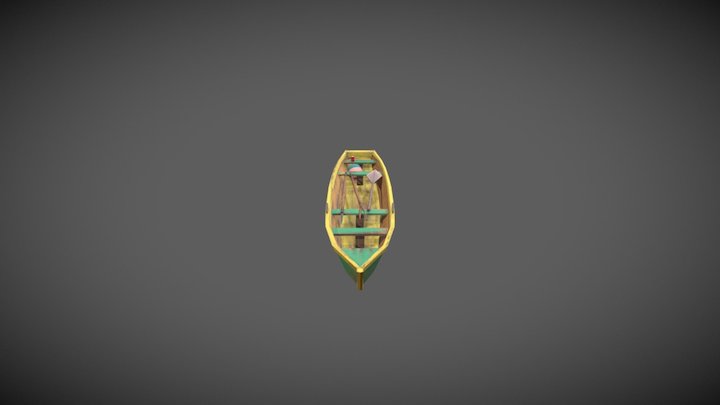 Canoe 3D Model
