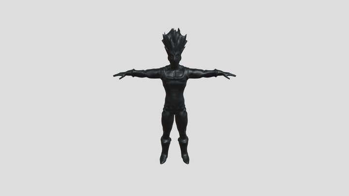 Vegeta_uncolored 3D Model