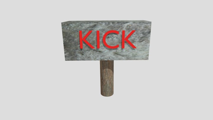 Kick hammer for gtag fangame! 3D Model