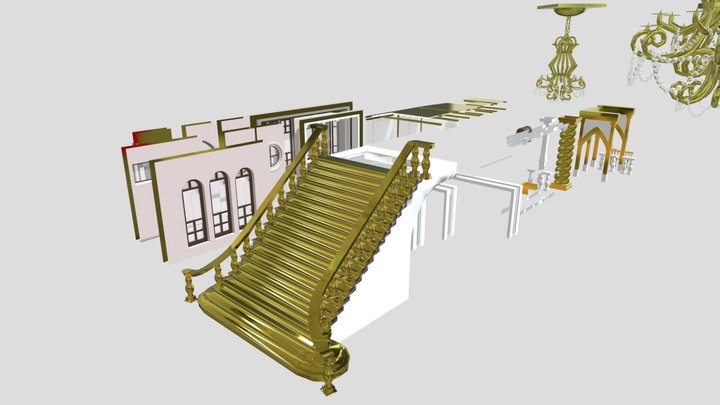 TheManor Modular Set V01 3D Model