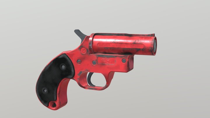 flare gun 3D Model