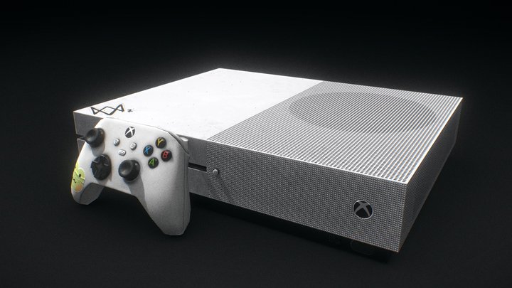 Xbox One S 3D Model