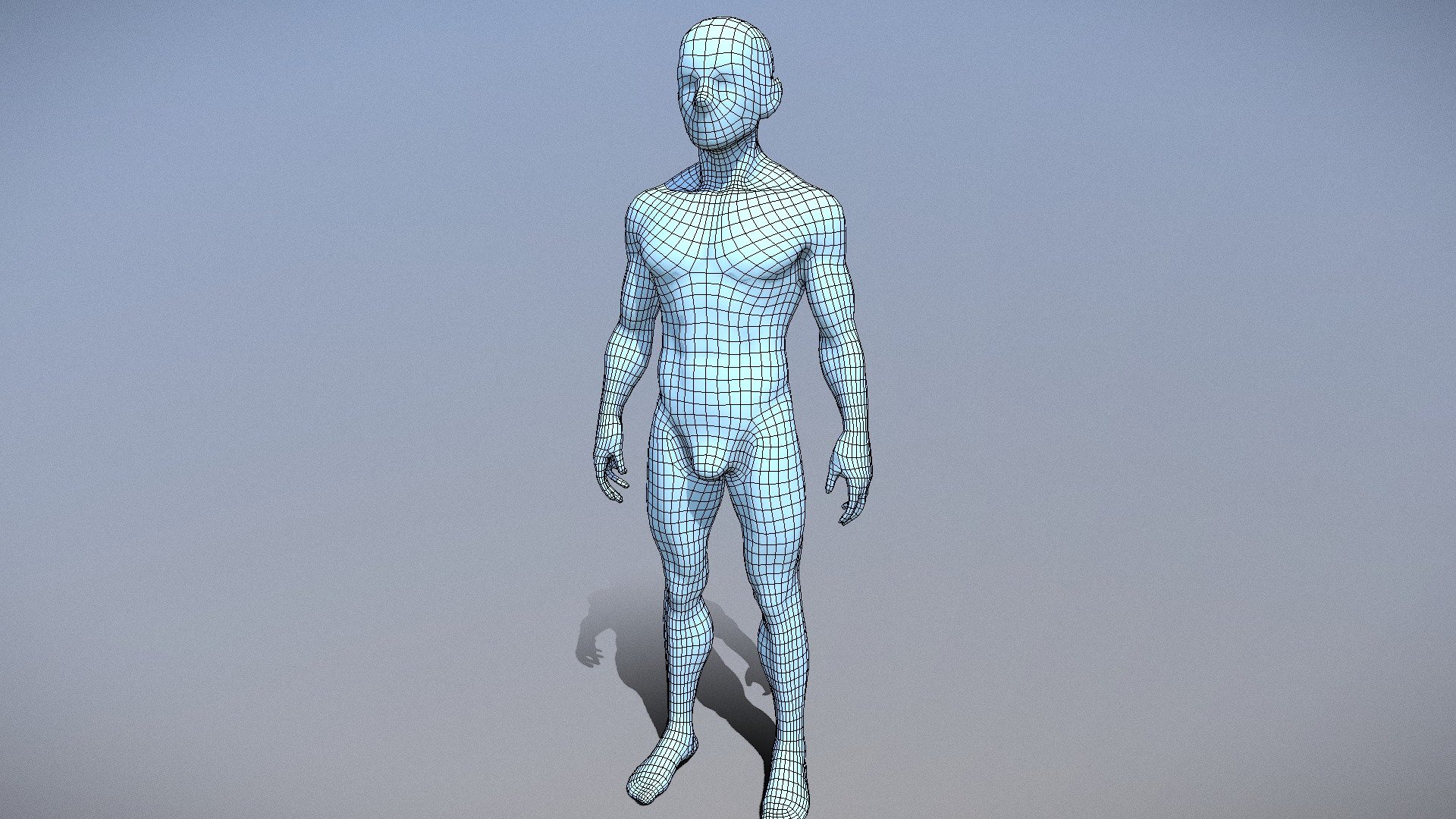 Male Stylized Basemesh with Topology V3 - Buy Royalty Free 3D model by ...