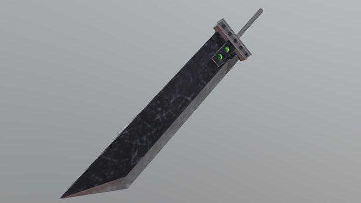 FFVII Buster Sword 3D Model