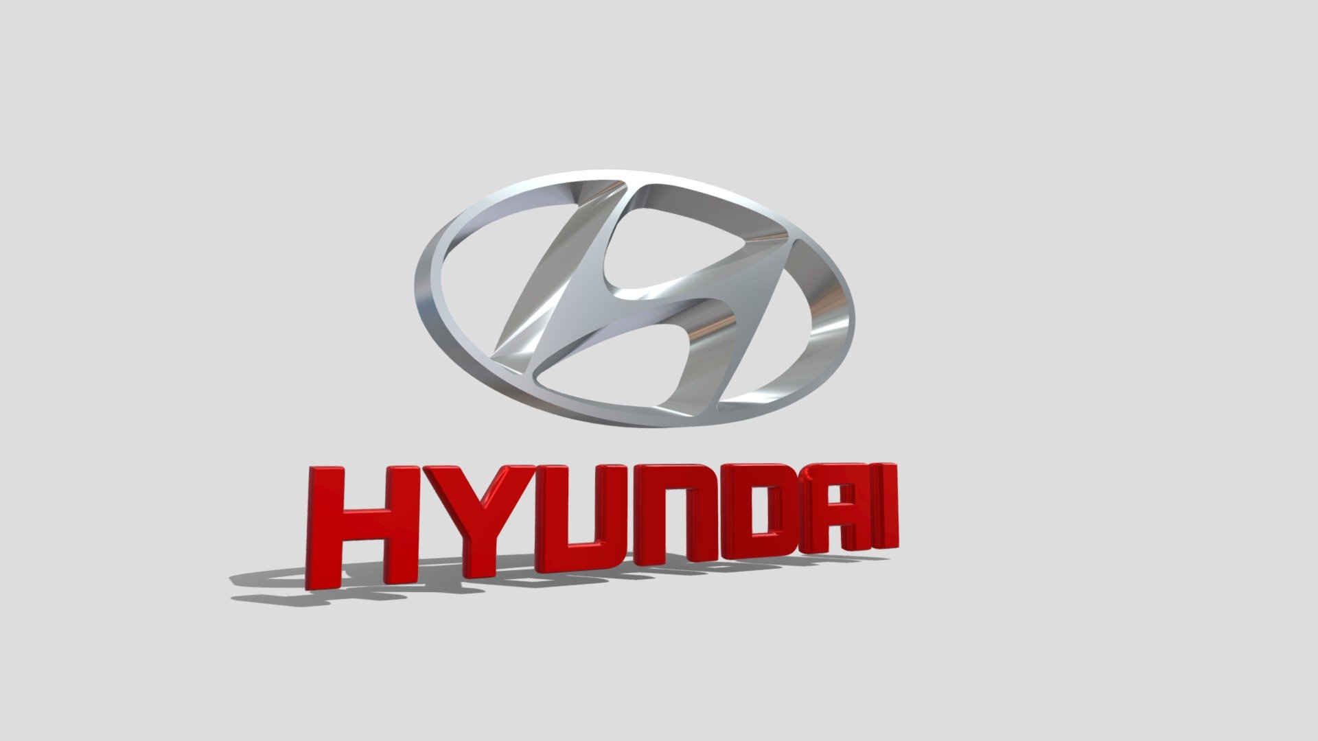 Hyundai Cars Logo Download Free 3D Model By Emilio Gallo 7bc340b 